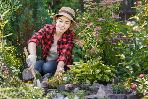 Woman Gardening