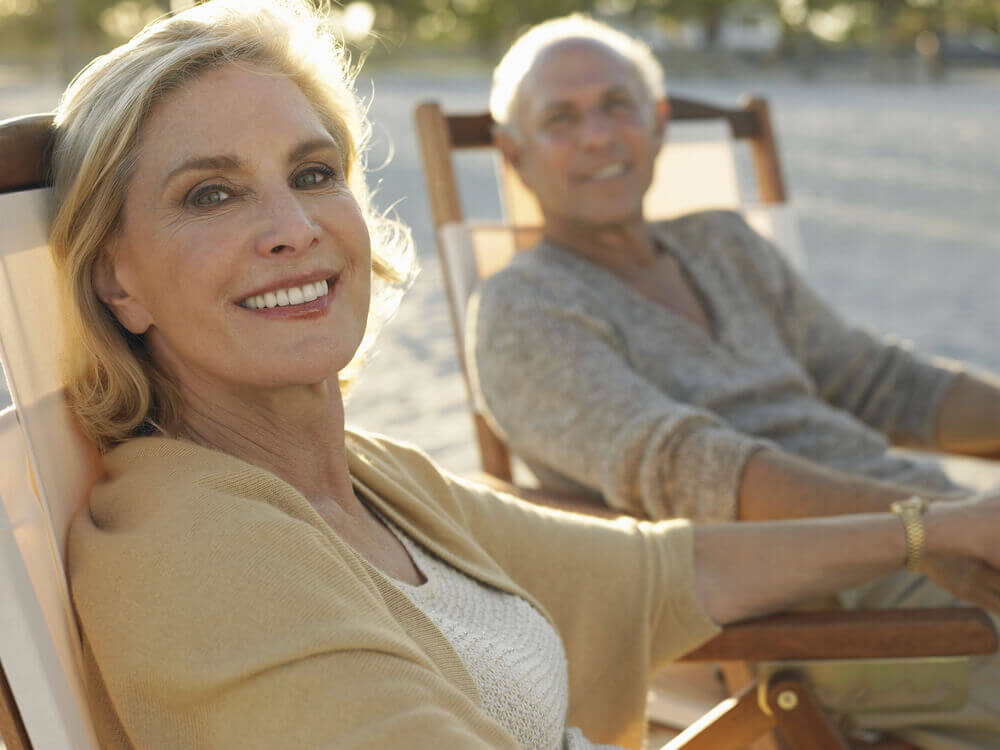 cataract age couple outside