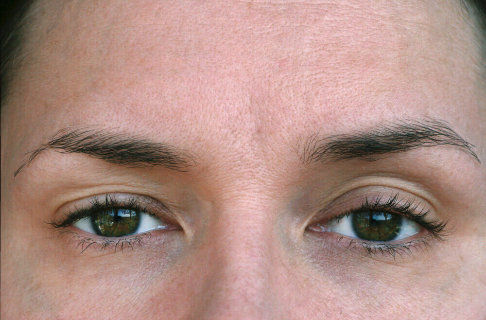 Eye brow close up